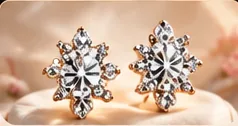 Diamond earrings